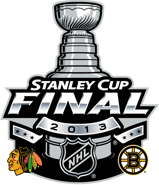 Stanley Cup Playoffs 2013 Finals Matchup Logo DIY iron on transfer (heat transfer)